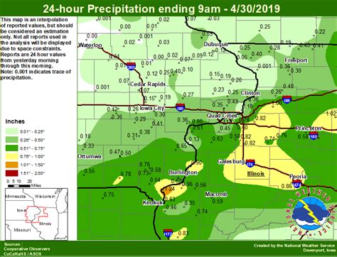 Heavy Rain Summary Late April - Early May