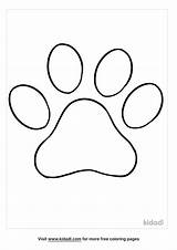 Free Paw Print Coloring Page  Printables Kidadl sketch template