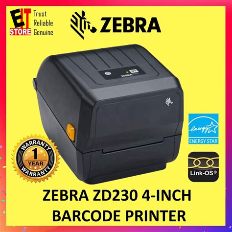 ZEBRA ZD230 4-INCH BARCODE PRINTER (ZD23042-30PG00EZ) | Shopee Malaysia