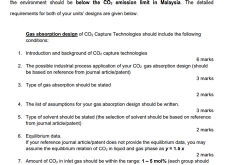 QUESTION (PO2, CO2, CO3, C4, C5) Carbon dioxide | Chegg.com