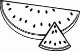 Watermelon Coloring Page At GetColoringscom  Free Printable colorings sketch template