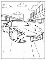 20 Ferrari Coloring Pages Free PDF Printables sketch template