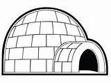 Igloo 1 Coloring Page  Free Printable Pages For Kids sketch template