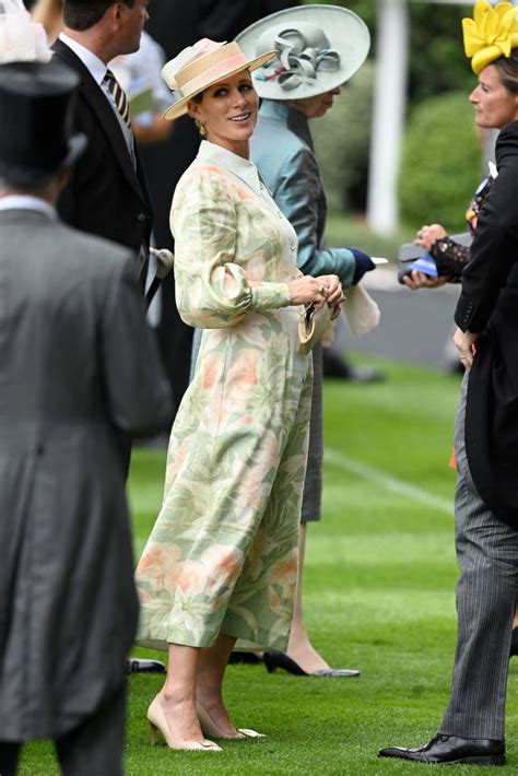 Zara Tindall wears chic midi dress at Ascot