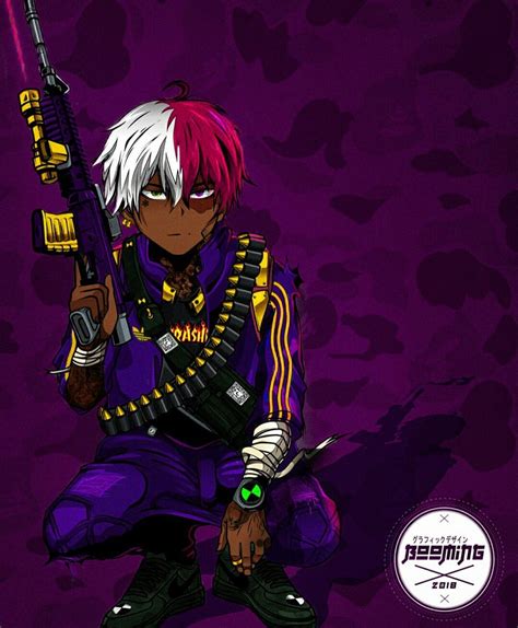 Cool Black Anime Characters Wallpaper