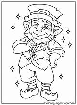 Leprechaun Coloring Page Free Printable  Pages sketch template