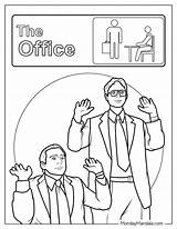 28 The Office Coloring Pages Free PDF Printables sketch template