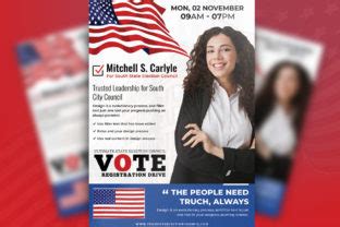 Political Campaign Flyer Template Graphic by 3djagan · Creative Fabrica