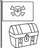 Pirate Flag Coloring Page Sketch sketch template
