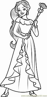 Elena Of Avalor Disney Coloring Pages Sketch Page sketch template