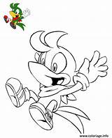 Coloriage bean The dynamite Green Duck  JeColoriecom sketch template