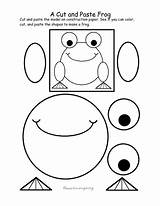 Color Cut And Paste Worksheets sketch template