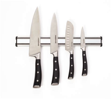 Farberware Stainless Steel 14.4-inch Mountable Magnetic Knife Strip in ...