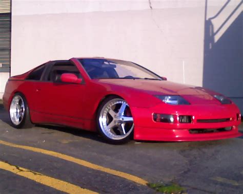 Nissan 300ZX 2-seat custom wheels WORK Equip 18x9.0, ET +20, tire size 235/40 R18. 18x10.0 ET+22 ...