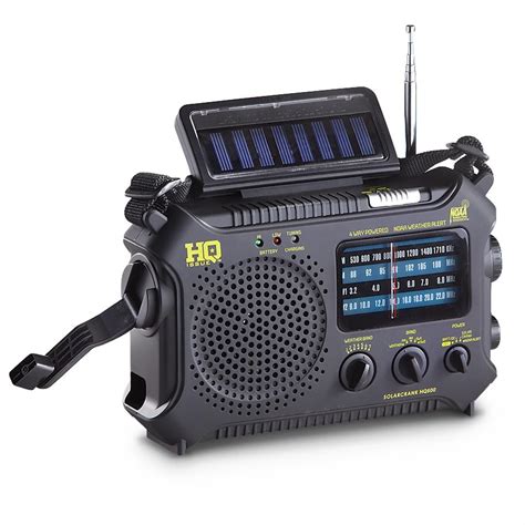 HQ ISSUE Multi-Band Dynamo / Solar Powered Weather Radio | Emergency radio, Weather radio, Noaa ...