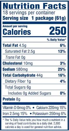 Kraft Macaroni And Cheese Nutrition Facts - Cully's Kitchen