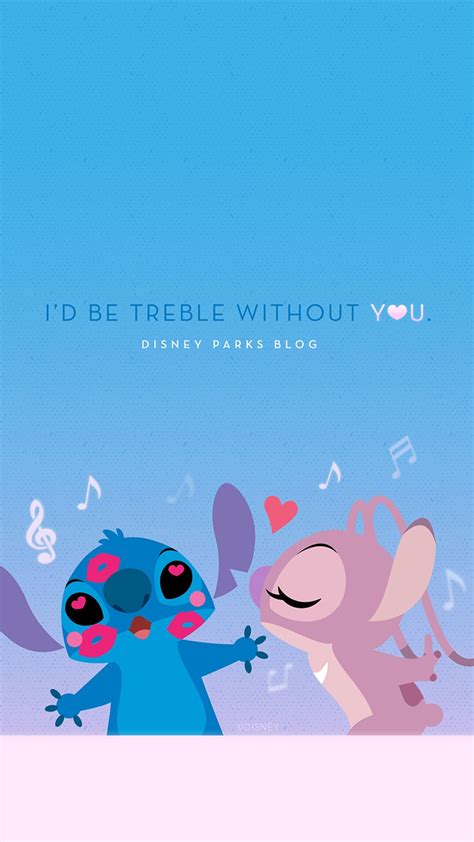 2019 Stitch Valentine’s Day Wallpaper – iPhone/Android | Disney Parks Blog