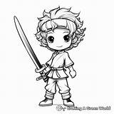 Sword Coloring Pages  Free & Printable sketch template