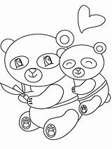 Panda Coloring Pages & Coloring Book sketch template