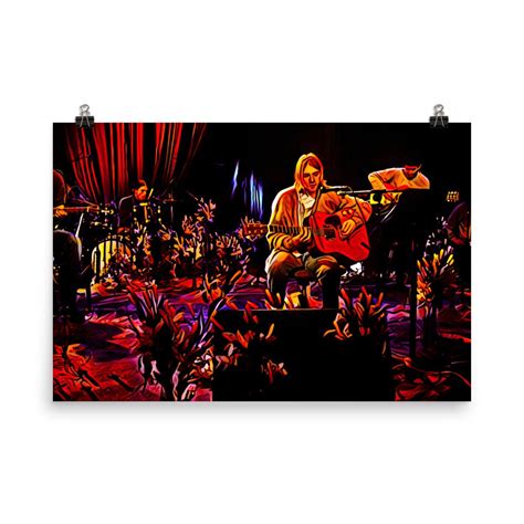 Nirvana Unplugged LIMITED EDITION Print - Etsy