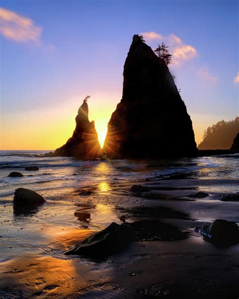 Rialto Beach Sunset Photograph by Harriet Feagin Photography - Pixels