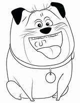 The Secret Life Of Pets Coloring Pages  Best For Kids sketch template