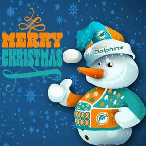 Christmas from Miami Dolphins. . | Dolphins, Miami dolphins, Miami ...