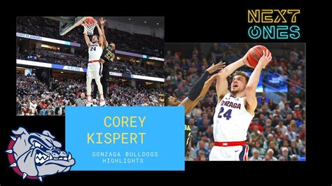 Corey Kispert Gonzaga Bulldogs 2018-2019 Highlights | WCC All-Academic ...