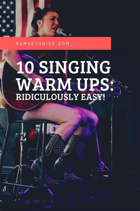 10 Singing Warm Ups: Ridiculously Easy and Effective! | Singing warm ups, Vocal warmups singing ...