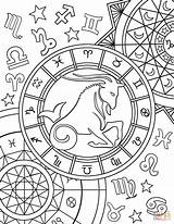 Capricorn Zodiac Sign coloring page  Free Printable Coloring Pages sketch template