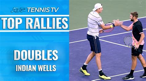 Top Indian Wells ATP Doubles Rallies! - YouTube