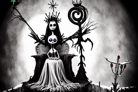 Full Page Capture Black and White Tim Burton Nightmare Before Christmas Creepy Zombie Beautiful ...