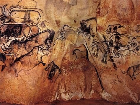 "A stampede of charcoal" from 35,000 years ago at Chauvet Cave ...