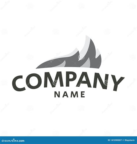 Fire Flame Logo Design Vector Template Drop Silhouette Stock Vector ...