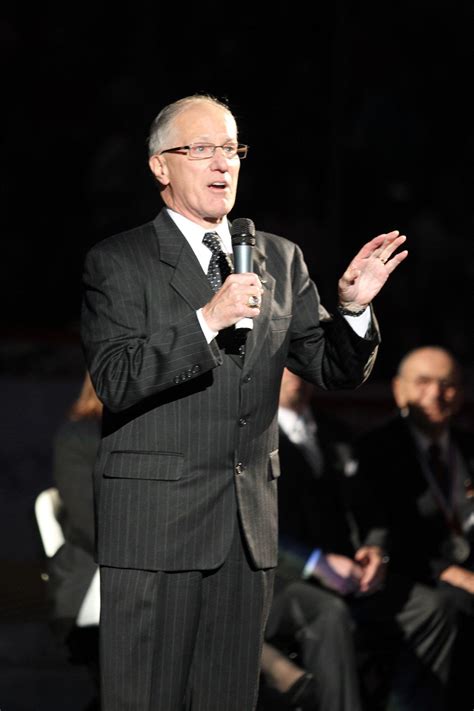 12.1.13 - National Hockey League announcer, Mike "Doc" Emrick, at the ...