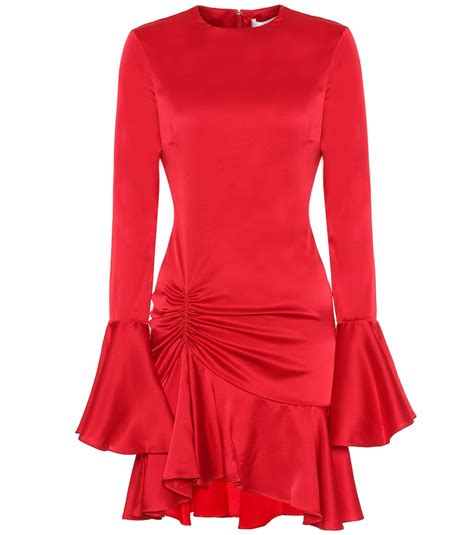 Exclusive to Mytheresa - Monique silk-satin minidress by Caroline Constas | Coshio Online Shop