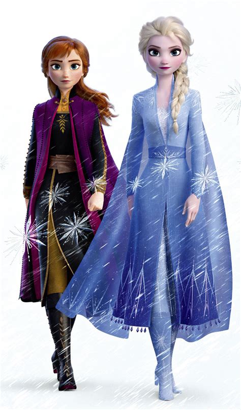 Japan Frozen 2 poster with Elsa and Anna, big and HD - YouLoveIt.com