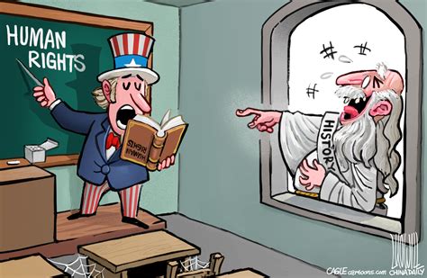 Political Cartoon U.S. Human Rights History Laughing | The Week