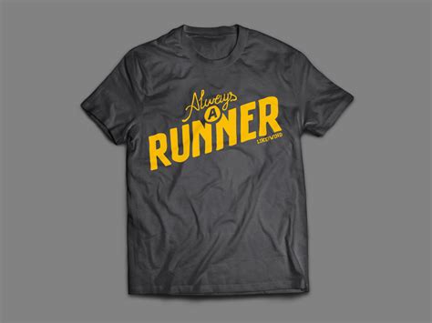 ‘Always A Runner’ Mens T-shirt – Like the Wind Magazine