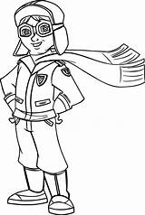 Pilot 1 Coloring Page  Free Printable Pages For Kids sketch template