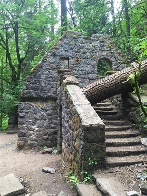 Witch's Castle in Forest Park, Portland. Photo from Arminda Bloomer. On Abandoned Spaces on ...