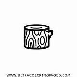 Log Coloring Page  Free log For Kids Ultra Pages sketch template