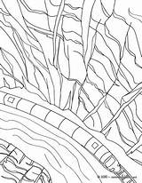 High Speed Trail Travelling In A canyon Over View coloring Pages  sketch template