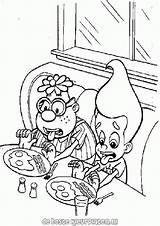 Jimmy Neutron Coloring Pages & Books  100% FREE And Printable sketch template