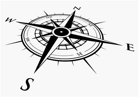 Compass Rose Clip Art - Compass Rose Png Transparent Background, Png Download , Transparent Png ...