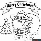 Merry Christmas Coloring Page  Easy Drawing Guides sketch template