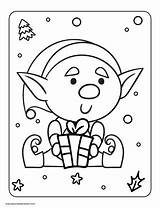 9 Christmas Elf Coloring Pages For Kids Free PDF Download sketch template
