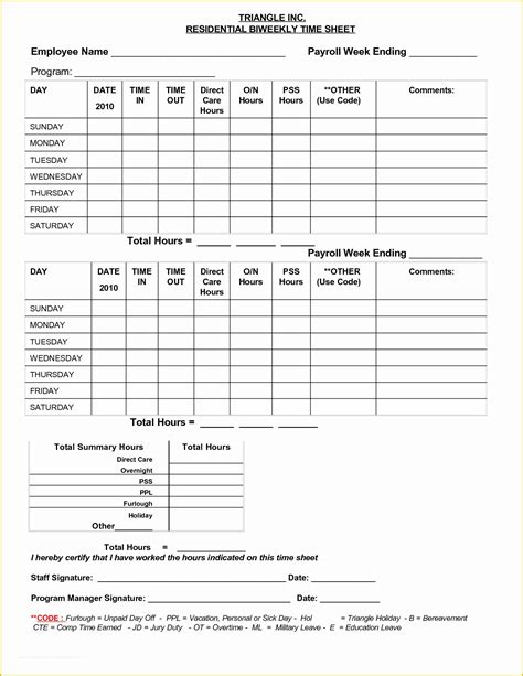 Free Printable Bi Weekly Timesheet Template Of 7 Best Of Printable Biweekly Timesheet Free ...