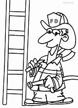Free Printable Fireman Coloring Pages sketch template