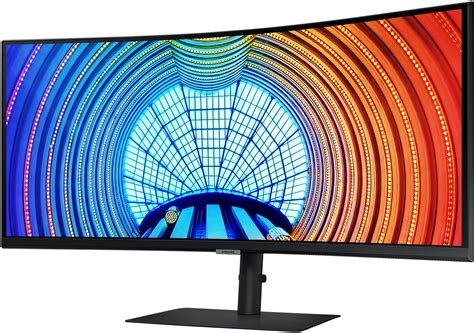 Samsung ViewFinity S6 34" Ultra Wide 1000R Curved QHD FreeSync Monitor with HDR10 (DisplayPort ...